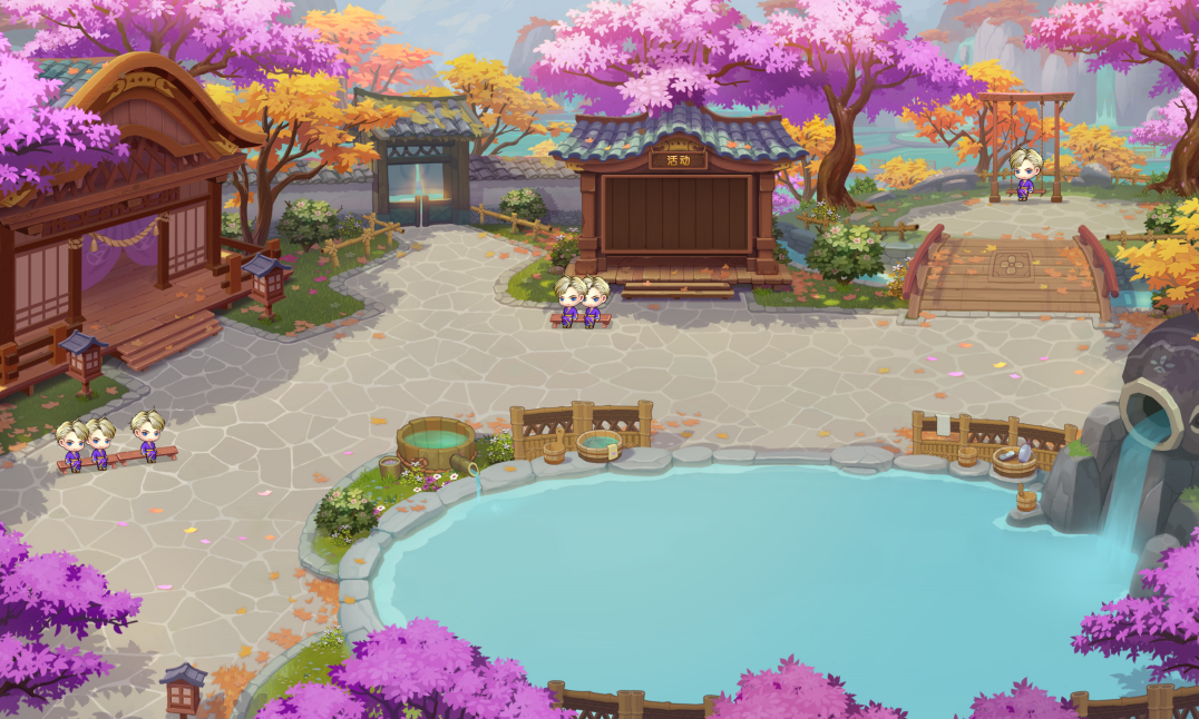 弹弹堂大冒险仙池挂机玩法