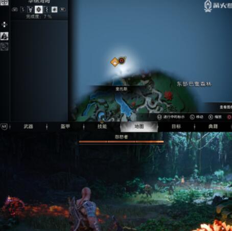 战神5废弃的村落亡灵战士洞地点在哪
