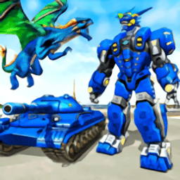 陆军龙机器人汽车游戏(flying dragon robot)